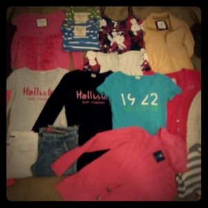 Lot of 24 Hollister, A&F, Aero, American Eagle top